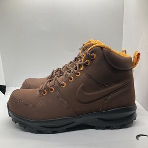 Nike Maona Leather Boots Fauna Brown Mens Size 8 Boots Shoes 454350-203